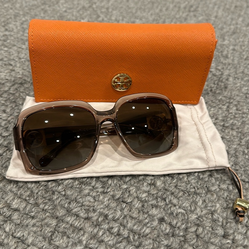Tory Burch polarized sunglasses.